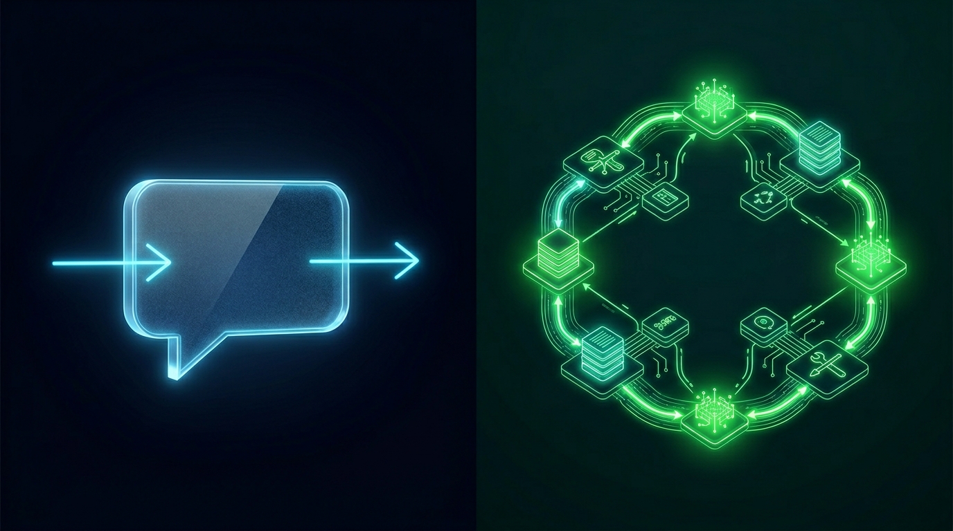 AI Agent vs Chatbot — What's the Difference?